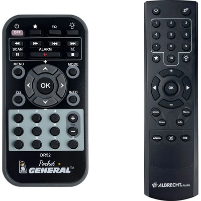 GENERAL Albrecht dr52 - дистанционно управление дубликат (dr52)