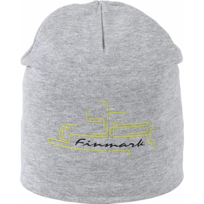 Finmark FSW 854 Detská zimná čiapka sivá