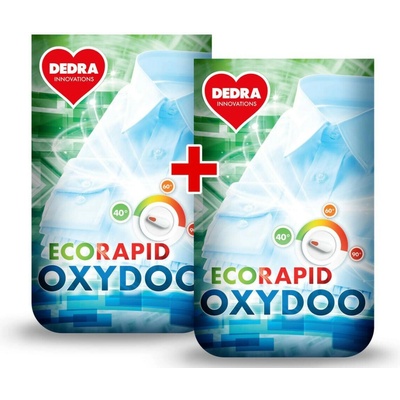 OXYDOO Univerzálne bielidlo & odstraňovač škvŕn ECORAPID 2 x 700 g