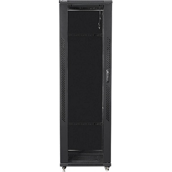 Lanberg rack cabinet 19" free-standing 42U / 800x1000 self-assembly flat pack, black (FF01-8042-12B)