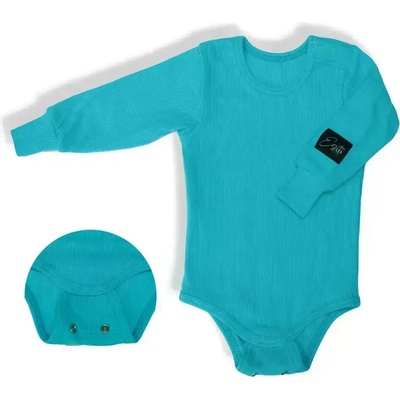 ESITO Rostoucí body žebrované Color Turquoise tyrkysová