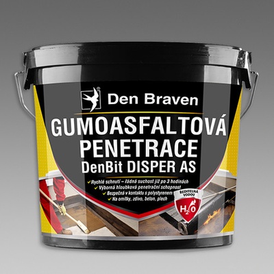 Den braven DenBit Disper AS 5kg - gumoasfaltová penetrácia