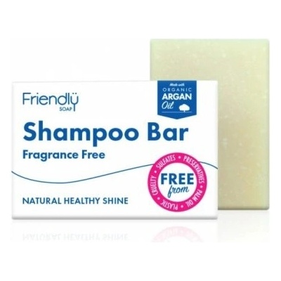 Friendly Soap Tuhé mýdlo na vlasy bez vůně 95 g