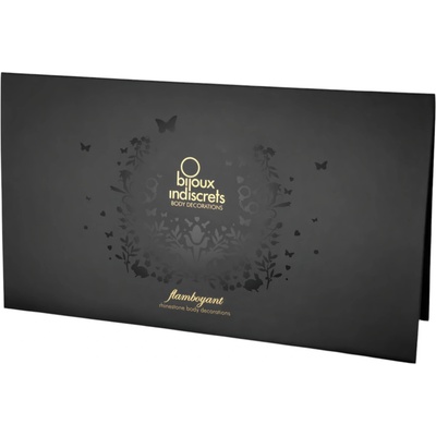 Bijoux Indiscrets Блестящи диаманти интимен комплект бижута - 3 части (син)