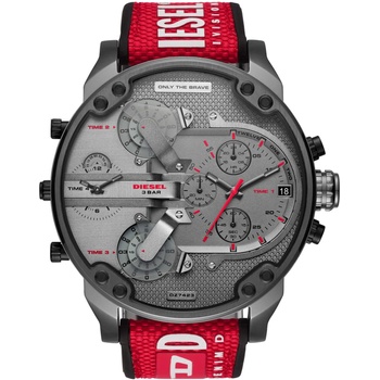 Diesel Мъжки часовник Diesel Mr. Daddy 2.0 DZ7423, Червен (DZ7423)