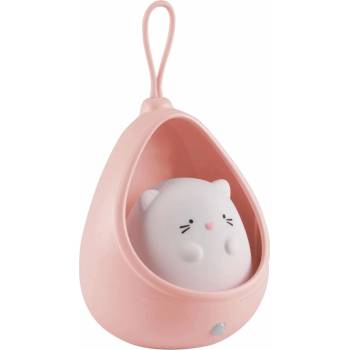 Polux Led Детски ориентация лампа със сензор kitty led/0, 5w/5v usb розов (sa2130)