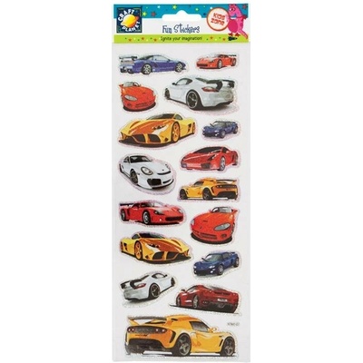 Docrafts samolepky 10 x 23 cm auta
