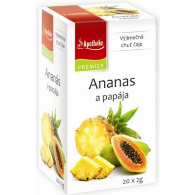 Apotheke Čaj Ananas a papája 20 sáčků