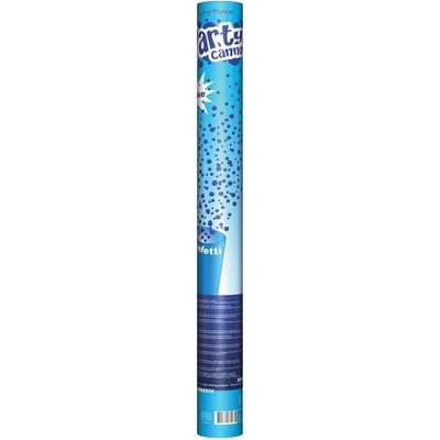 Párty konfety vystřelovací XL 60 cm modré