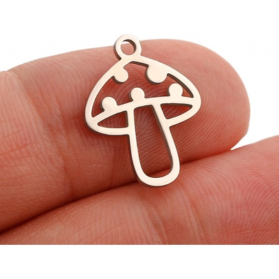 Přívěsek muchomůrka chirurgická ocel TC 371-1 – Zboží Dáma