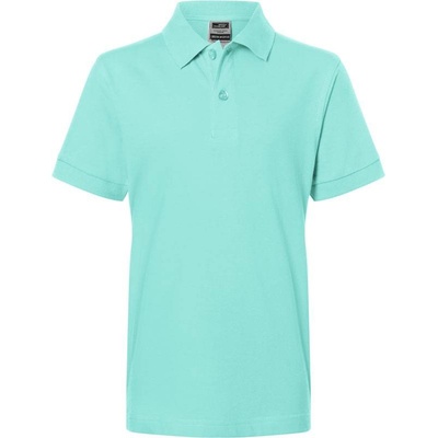 James & Nicholson JN 70K Dětské piqué polo zelená mint