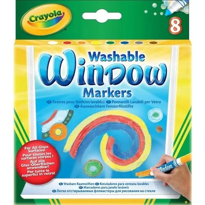 Crayola Crayola: Маркери за стъкла - 8 бр (58-8165)
