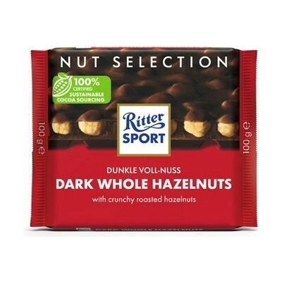 Ritter Sport Čokoláda horká celé orechy 100 g