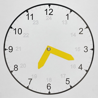 Školní hodiny bílé