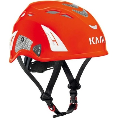 Kask Plasma HI-VIZ červená fluorescenční