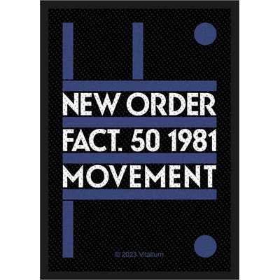 Nažehlovačka New Order - Fact 50