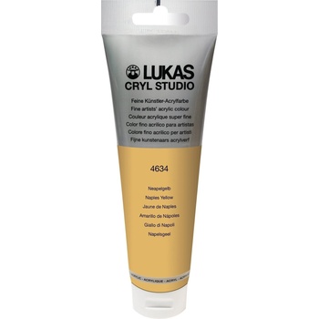 LUKAS Cryl Studio Plastic Tube АКРИЛНА боя Naples Yellow 125 ml 1 бр (746340012)