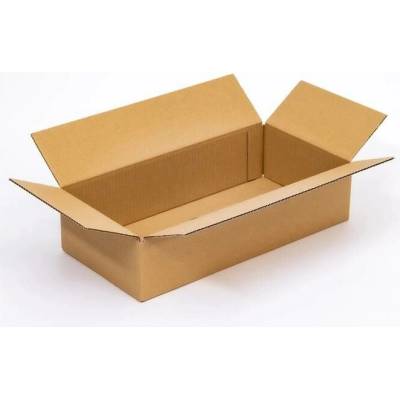 Kartonová krabice klopová 800x350x250 mm 5VVL BC 630g/m2 hnědá - paleta 160 ks