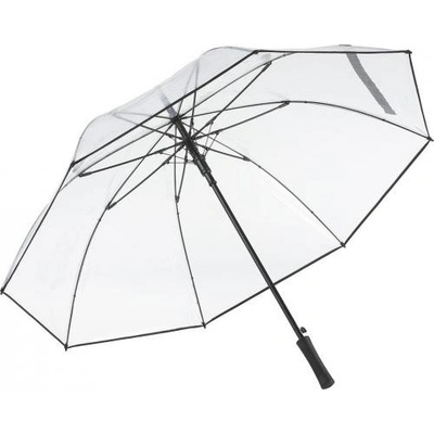 Fare Comtessa Maxi deštník dámský průhledný holový černý