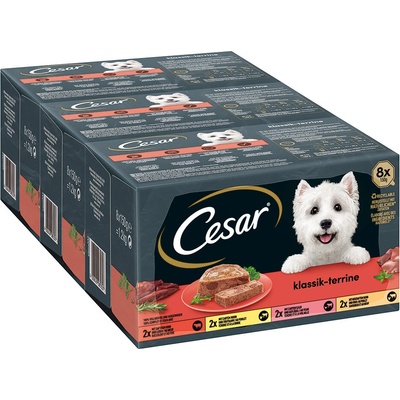 Cesar Classic Selection míchané balení Classic Terrine 8 x 150 g