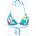 Billabong Горнище на бански костюм Billabong Sol Searcher Multi Triangle aqua flores