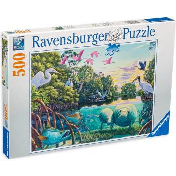 Ravensburger Пъзел Ravensburger от 500 части - Райско кътче (16943)