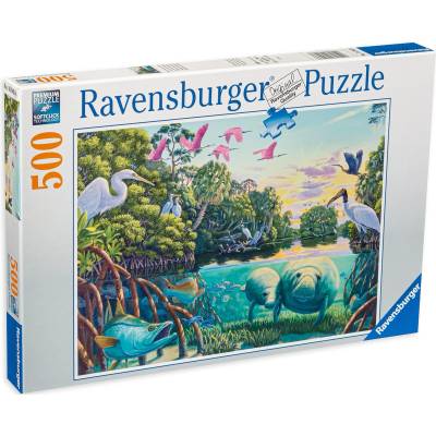 Ravensburger Пъзел Ravensburger от 500 части - Райско кътче (16943)