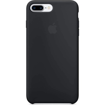 Apple Silicone Case - оригинален силиконов кейс за iPhone 8 Plus, iPhone 7 Plus (черен)