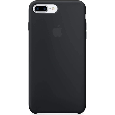 Apple Silicone Case - оригинален силиконов кейс за iPhone 8 Plus, iPhone 7 Plus (черен)