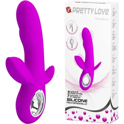 Мултифункционален вибратор за тройна стимулация, 16, 8см. - Humphray (DEBRA01134)