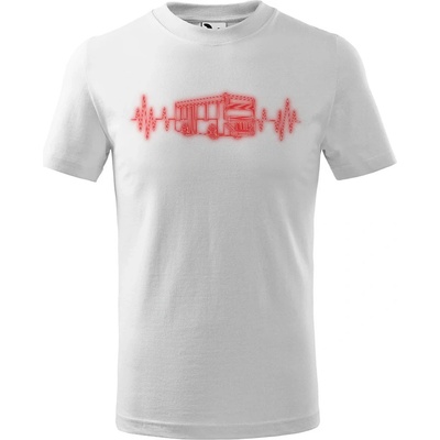 Impar tričko Bus Heartbeat dětské bílá