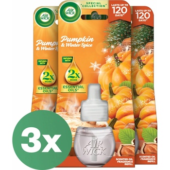Air Wick Spiced Pumpkin Magic Náplň do elektrického osviežovača vzduchu 3 x 19 ml
