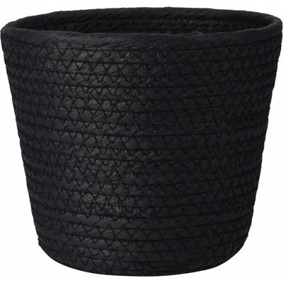 H&L Úložný košík Nero 23×19 cm velký černý
