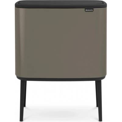 Brabantia Кош за боклук Brabantia Bo Touch 651105, 36 л, Плавно и безшумно отваряне, Голям отвор, Сив (651105)