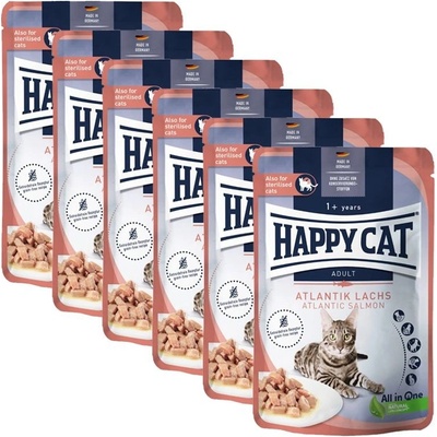 Happy Cat Culinary Atlantik losos 6 x 85 g