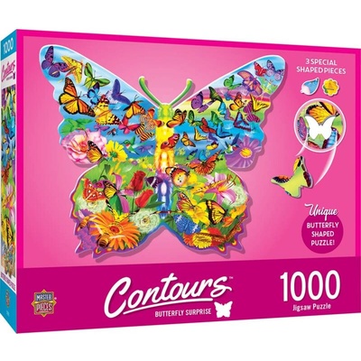 Masterpieces Пъзел Master Pieces от 1000 части - Пеперуда