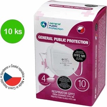 General Public Protection respirátor FFP2 bílý 10 ks