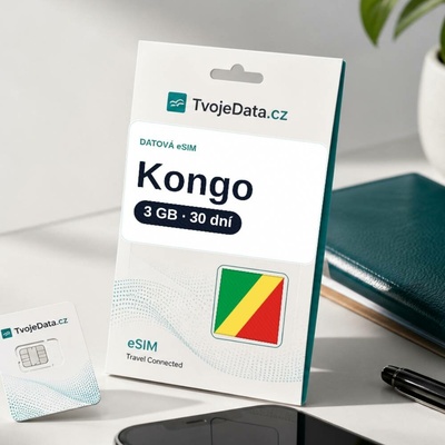 eSIM Kongo 3 GB / 29 dní
