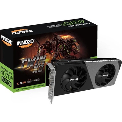 Inno3D GeForce RTX 4070 Ti Super 16GB GDDR6X Twin X2 (N407TS2-166X-186156N)