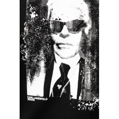 Karl Lagerfeld Jeans тениска дамска от памук (B3W17046)