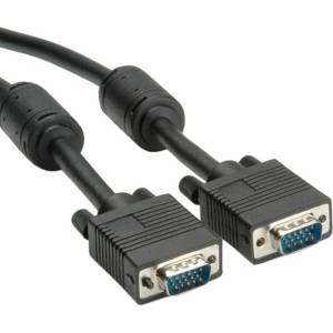 Roline Кабел Roline S3627, от VGA(м) към VGA(м), 6m, черен