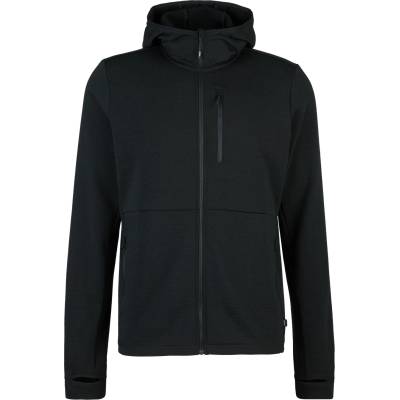 Stoic Мъжко вълнено яке Stoic MerinoWaffleFleece320 NorrdalSt. Zip Hoody Zip-up hoodie - Black (005-6578-0112)