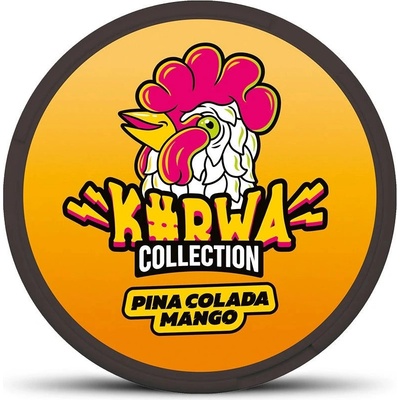 Kurwa Collection nikotinové sáčky pina colada mango 18 mg 20 sáčků