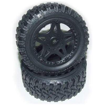 YEL16032 Truck tires complete (Stadium Racer) Гуми 12мм. хекс за 1/12 Стадиум Рейсър 2бр (YEL16032)