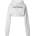 OFF WHITE Суичър OFF WHITE Women's Blng Bbl Logo Cotton Long Sleeve Cropped Hoodie - White