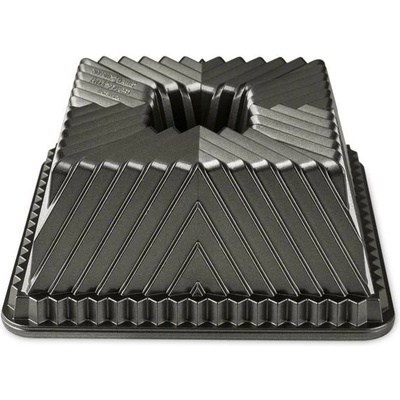 Nordic Ware Forma na bábovku Bavaria hranatá grafitová 2,4 l