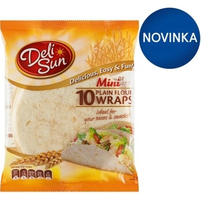 Delisun Tortilly pšeničné mini 10 ks 250 g