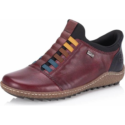 Reiker Dámské polobotky L7562 35 červená W5 – Zbozi.Blesk.cz
