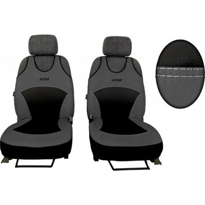 Autopoťah Pok-ter Autotričká Active Sport Alcantara A slabo šedé Alcantara-koža