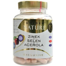 Golden Nature Exclusive Zinok + selen + acerola 100 kapsúl